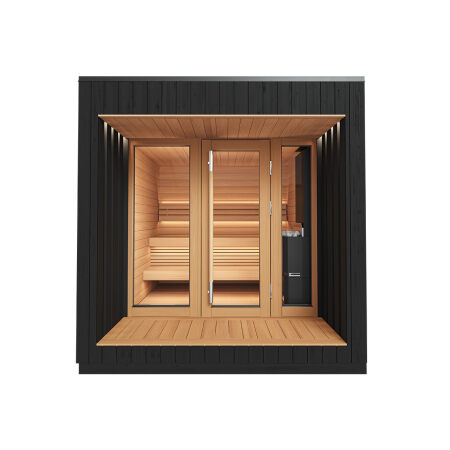 Saunari AirCube Terrace | by Saunum | 2.400 x 2.800 x 2.486 mm